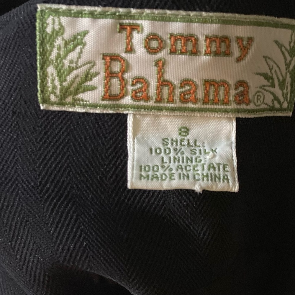 Tommy Bahama Silk Sheath Dress Sleeveless Tank women's size 8 black - Picture 8 of 10
